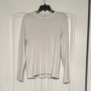 H&M White Slim Fit Thermal Top
